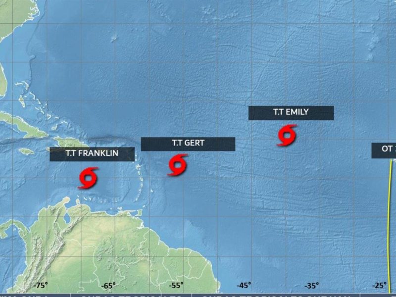 Venezuela: lluvias con descargas eléctricas y ráfagas de viento este 21 de agosto