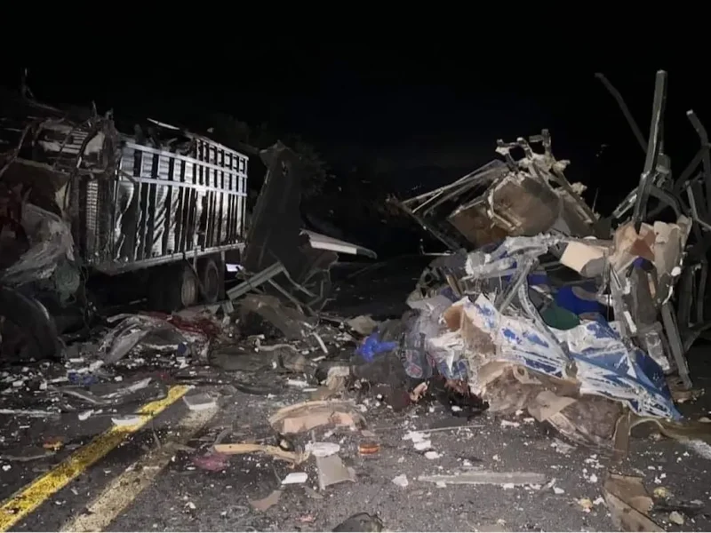 Mueren 15 migrantes, la mayoría venezolanos, en accidente de autobús en México
