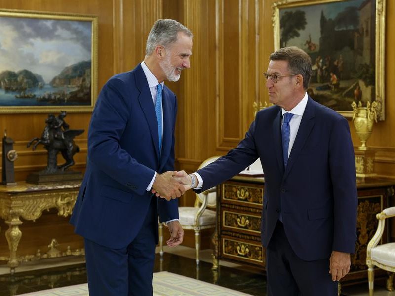 La sesión para investir a Feijóo será el 26 y 27 de septiembre