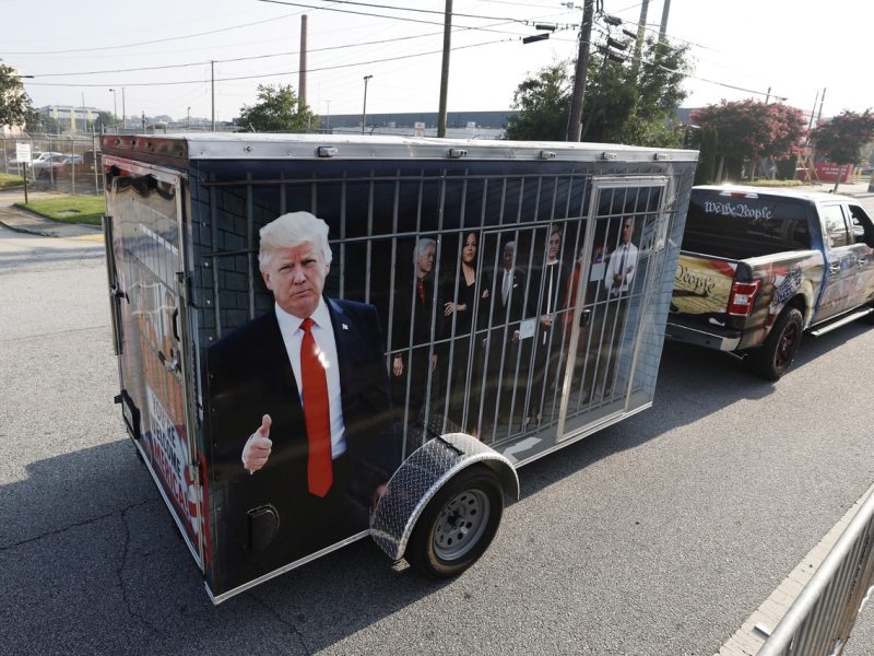 Trump será fichado hoy en una cárcel de Georgia por intentar falsear las elecciones