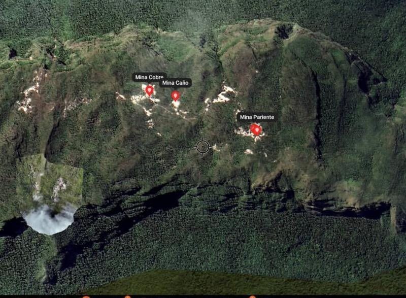 Minería ilegal en el Yapacana