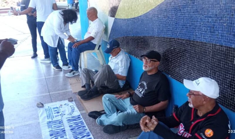Trabajadores y jubilados en Lara comenzaron ayuno intermitente
