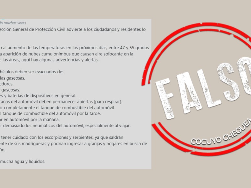 ¿Protección Civil anunció recomendaciones y advertencias para una próxima ola de calor?