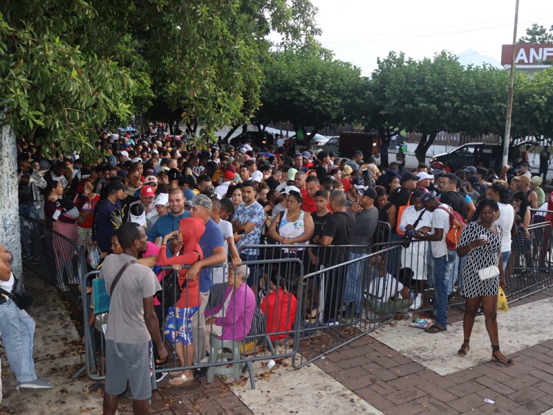 ONG reporta más de 124.000 migrantes que han llegado a la frontera sur de México en 2023