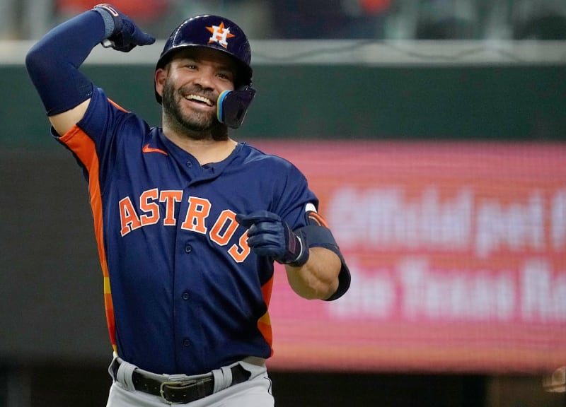 Altuve la vio clarita: conectó tres jonrones en un mismo partido