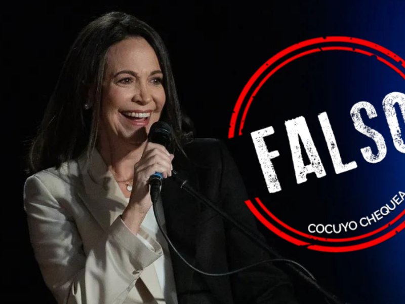 ¿El audio que habla sobre poca asistencia en concentraciones de la oposición es de María Corina Machado?