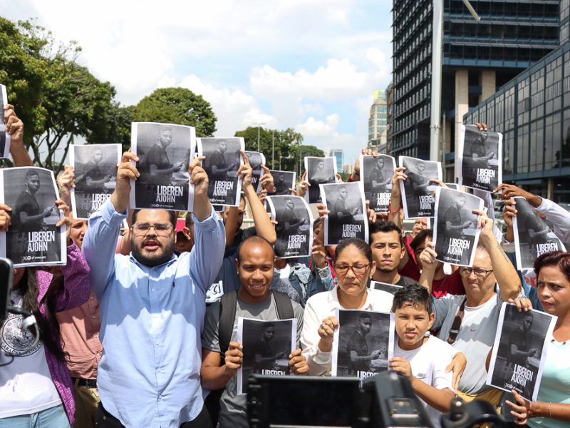 Federación de centros de estudiantes de la UCV rechaza la detención de John Álvarez (Mairet Chourio)