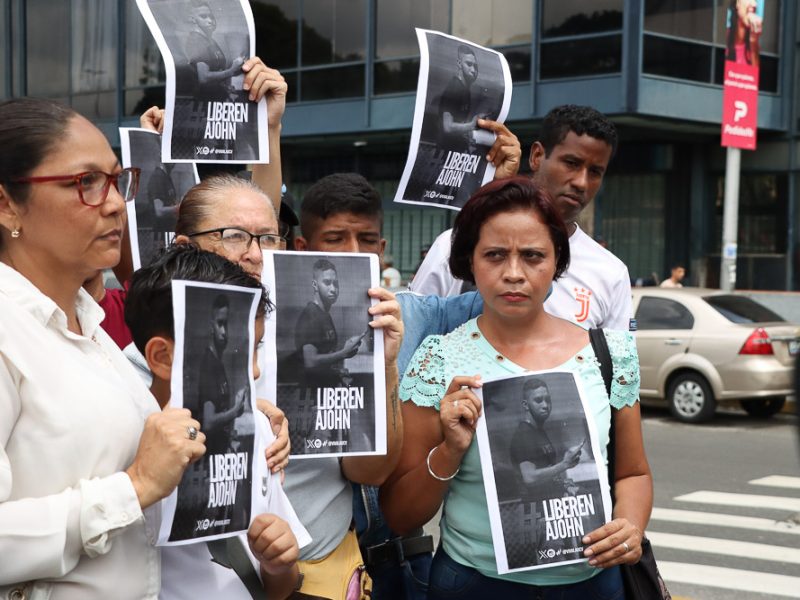 Federación de centros de estudiantes de la UCV rechaza la detención de John Álvarez (Mairet Chourio)
