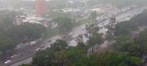 Avenidas, calles y túneles anegados y árboles caídos dejan lluvias en Caracas