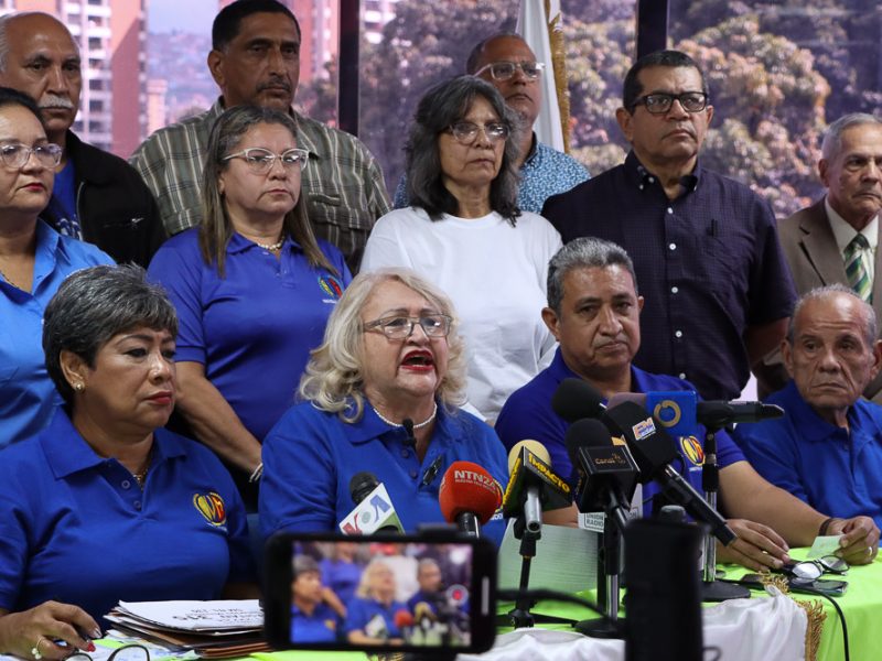 Rueda de prensa de la Federación Venezolana de Maestros (Mairet Chourio)