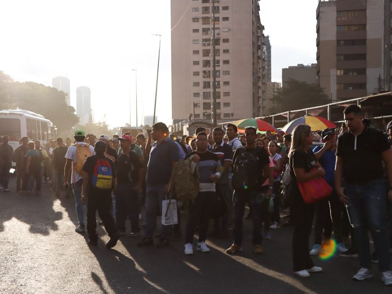 Colapso de transporte por fallas del metro (Mairet Chourio)
