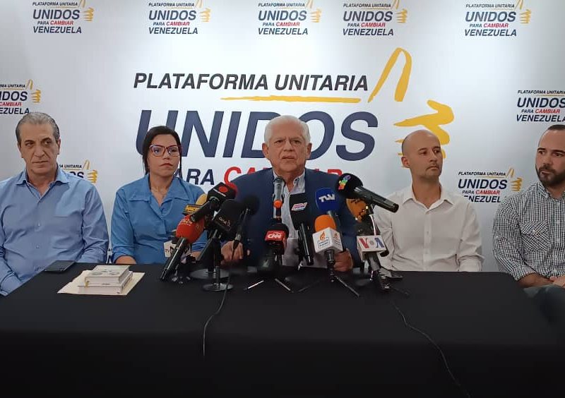 Plataforma Unitaria insta a venezolanos a decidir «libremente» sobre preguntas del referendo sin decir si participa