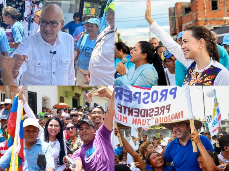 Cómo va campaña electoral de candidatos a un mes de primaria opositora