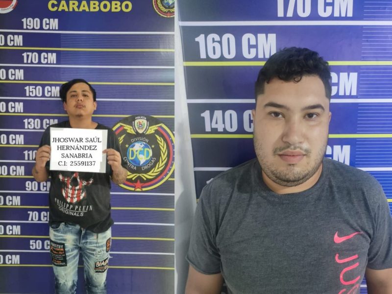 Fueron detenidos en el estado Carabobo
