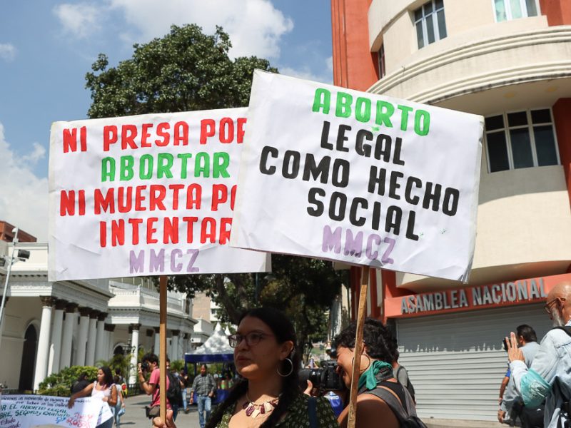 Concentración verde por la despenalización del aborto (Mairet Chourio)