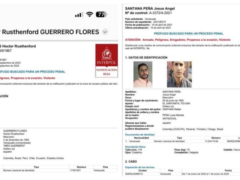 Guerrero es el cabecilla principal del Tren de Aragua