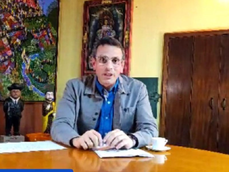 Capriles se retira de las primarias: Pongo en sus manos la construcción de una opción viable para el 2024