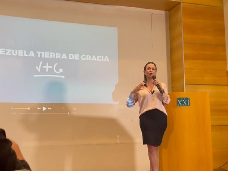 María Corina Machado: No hemos sido ni somos parte de las negociaciones previas ni de la actual