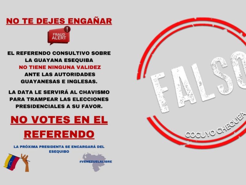 ¿Referendo sobre el esequibo servirá para «trampear» las elecciones presidenciales de 2024?