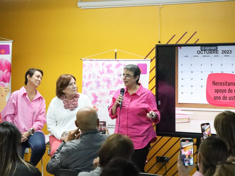 Rueda de prensa de Senos de Ayuda (Mairet Chourio)