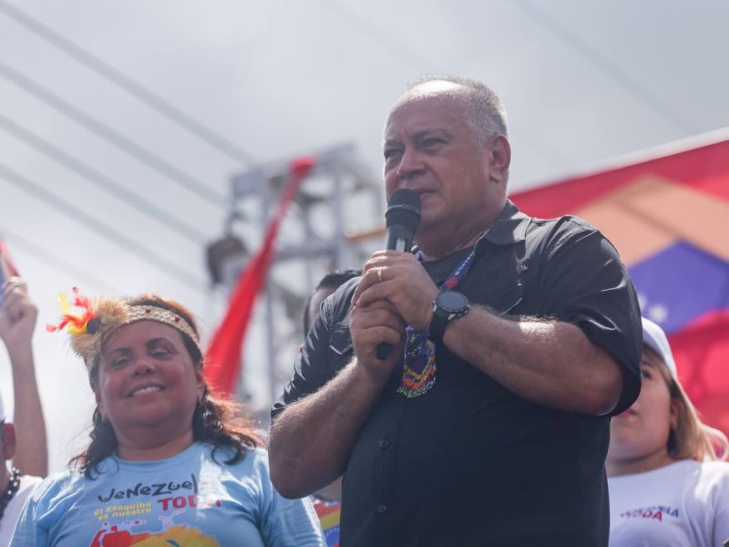Cabello inicia campaña del referendo por Delta Amacuro y llama a no mezclar la política con el Esequibo