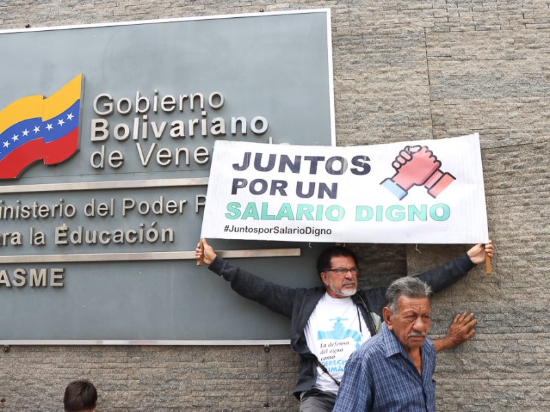 Jubilados del Ipasme protestan (Mairet Chourio)