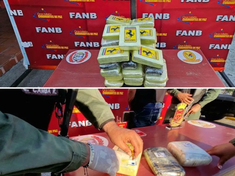 Detienen con casi 52 kilos de cocaína a un concejal opositor en Zulia
