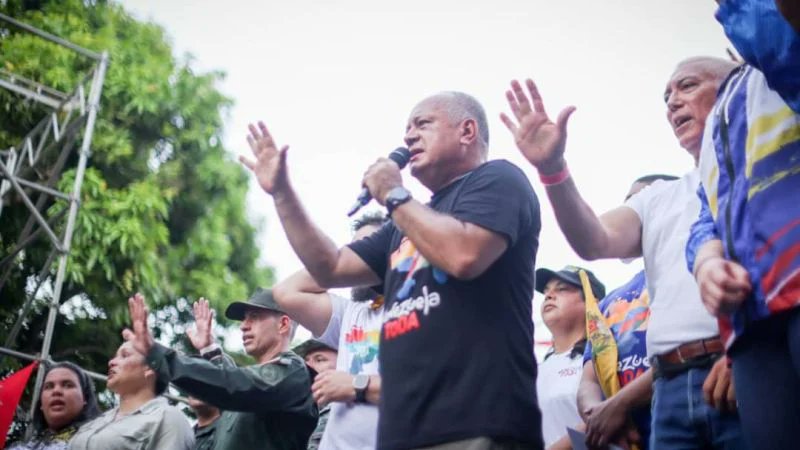 Diosdado Cabello pide votos «reales» y «verificables» en referendo sobre el Esequibo