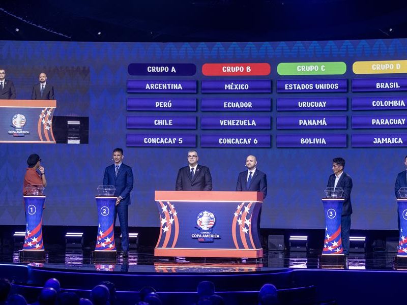 Así quedaron los grupos para la Copa América 2024 en EEUU