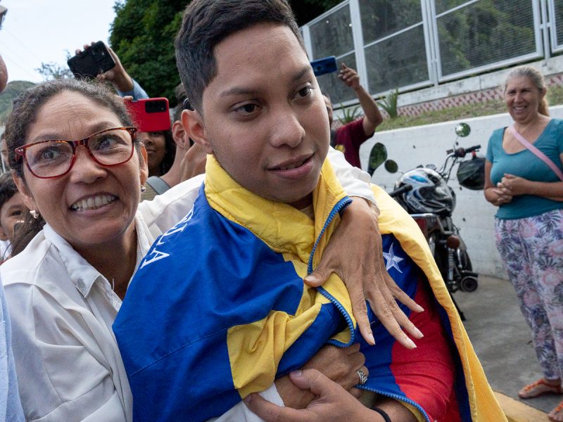 Excarcelan al estudiante de la UCV John Alvarez