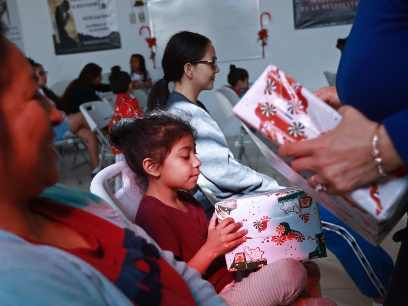 Venezolanos pasan Navidad en albergues de México con la esperanza de migrar a EEUU