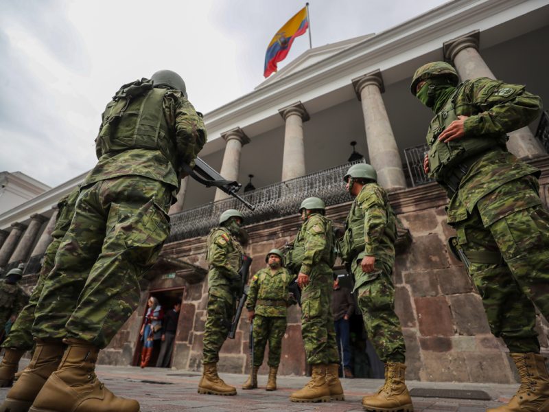 Estado de excepción en Ecuador por hechos de violencia