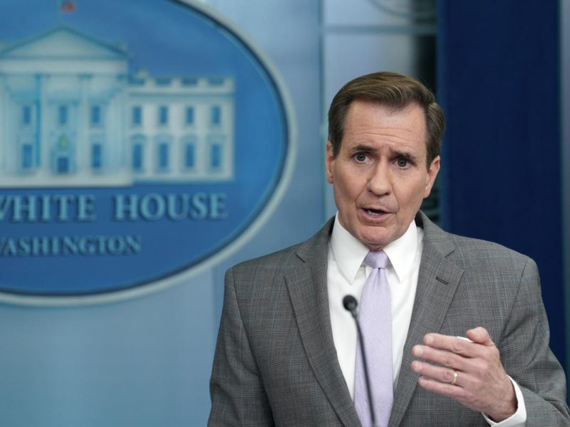El portavoz del Consejo de Seguridad de los Estados Unidos, John Kirby