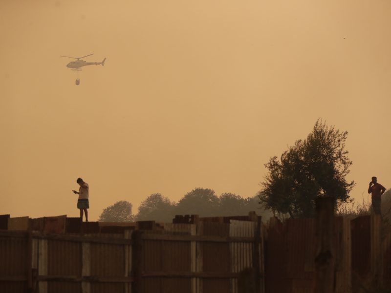 Incendios en región chilena de Valparaíso