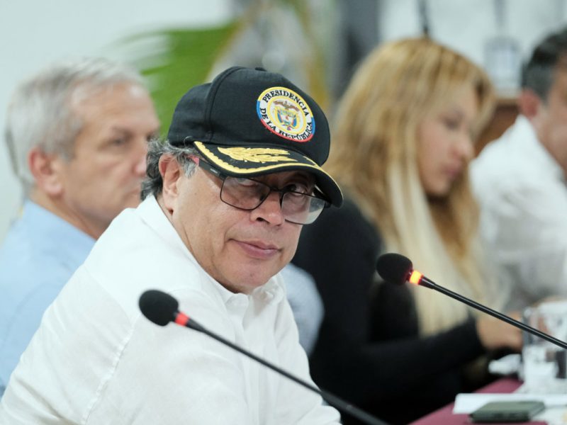 El presidente de Colombia, Gustavo Petro
