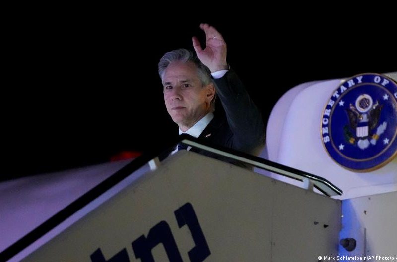 Blinken busca en Israel llegar a una tregua en Gaza