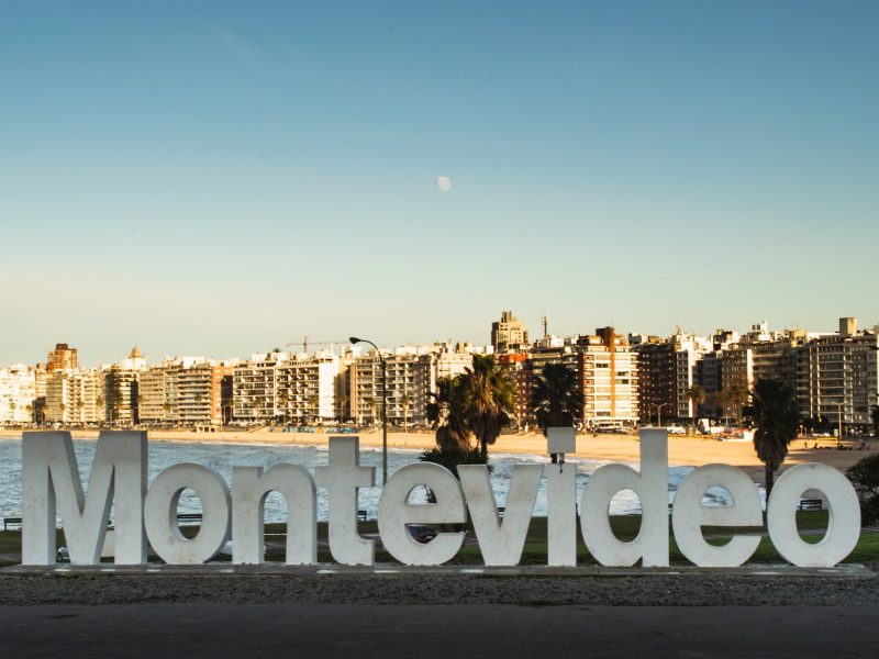 montevideo landmark near the beach