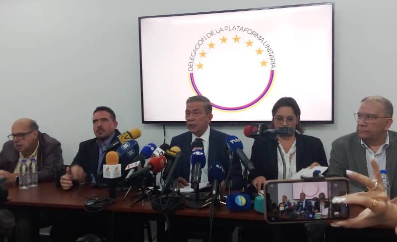 Las ocho violaciones a los Acuerdos de Barbados que la plataforma unitaria denunció ante Noruega
