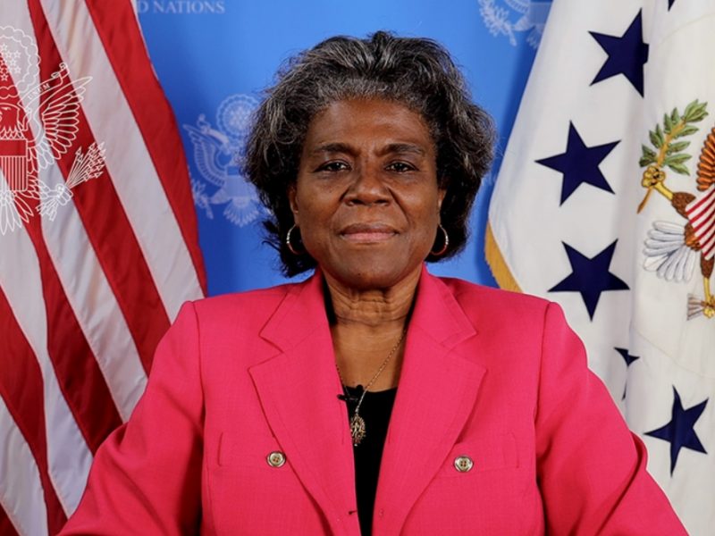 embajadora de Estados Unidos ante Naciones Unidas, Linda Thomas-Greenfield