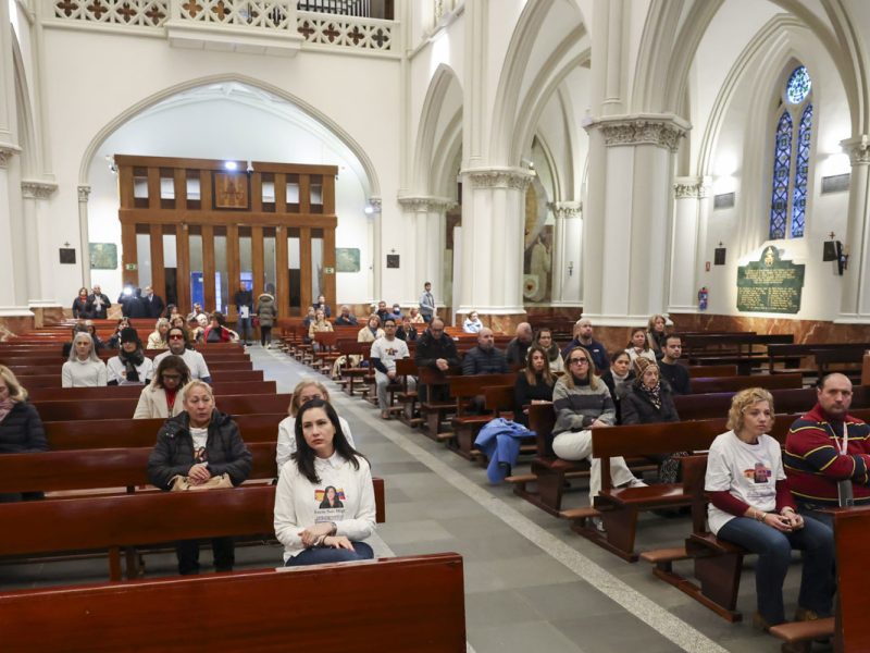 Venezolanos piden en Madrid la liberación de la activista Rocío San Miguel