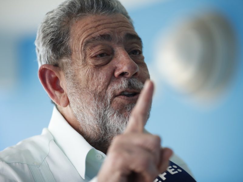 primer ministro de San Vicente y las Granadinas, Ralph Gonsalves