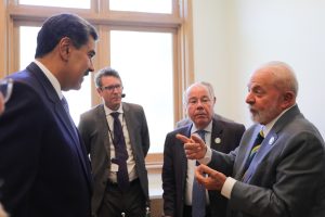 Reunión de los presidentes de Venezuela y Brasil en la cumbre de la Celac