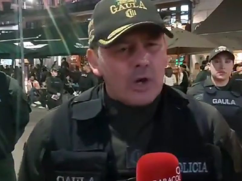 Elver Sanabria, director del Gaula de la Policía de Colombia Tren de Aragua