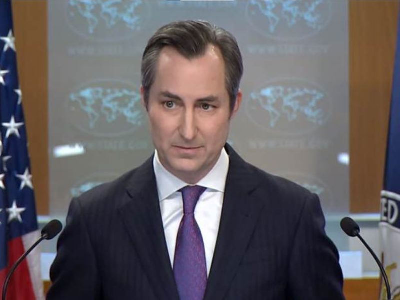 Matthew Miller, portavoz del Departamento de Estado de los Estados Unidos desde 2023