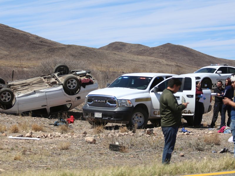 Un migrante muerto y varios heridos deja accidente de auto en frontera norte de México