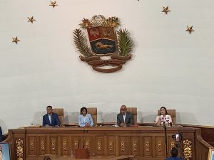 Delcy Rodríguez presenta la ley contra el fascismo y la AN de 2020 la aprueba en primera discusión