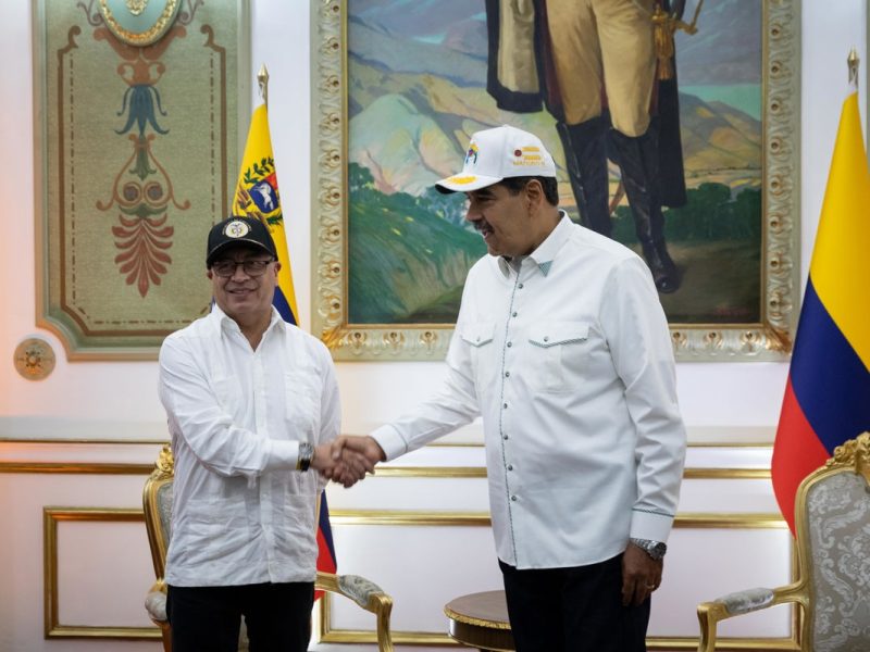 Nicolás Maduro y Gustavo Petro se reúnen en Caracas por quinta vez en los últimos dos años