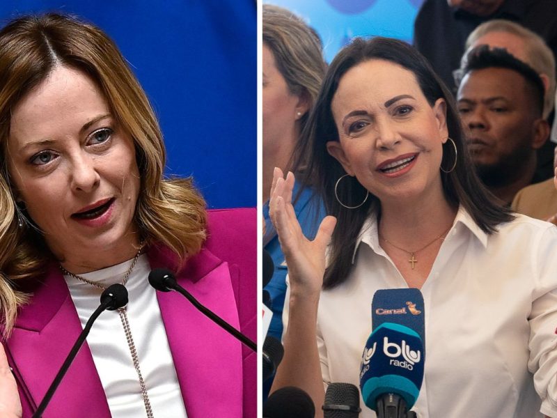 Machado a Meloni: Le reiteré nuestro compromiso con lograr elecciones presidenciales libres y justas