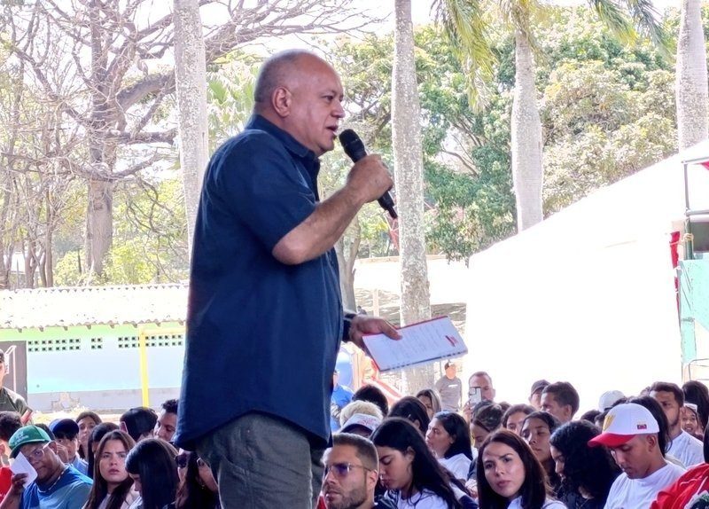 Diosdado Cabello: Si la oposición estuviera gobernando estaríamos presos o muertos