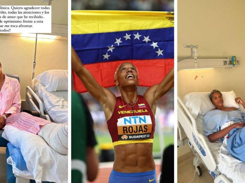 Yulimar Rojas al salir del hospital: Estoy feliz y llena de optimismo